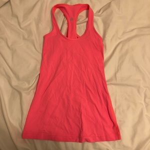 Lululemon Neon pink reversible tank
